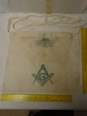 1917 Masonic Masons Apron Bi-Centenary Celebration Cincinnati OH Scarce Textile • $8