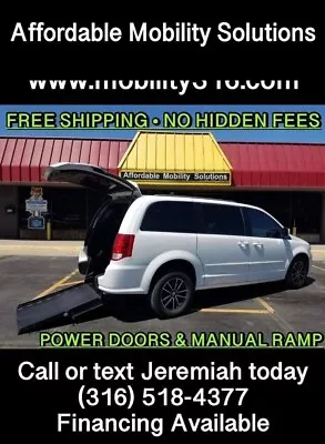 $31995 • Buy 2017 Dodge Grand Caravan Wheelchair, Mobility, Handicap Wheelchair Van