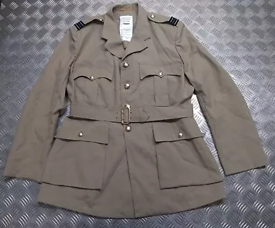 RAF Officer Jacket British No6 Dress With Cloth Belt & Shoulder Insignia 112cm • £89.99