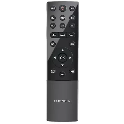 CT-RC2US-17 For Toshiba LED TV 32L221U 55L421U 43L621U 49L621U 55L621U Remote • $8.99