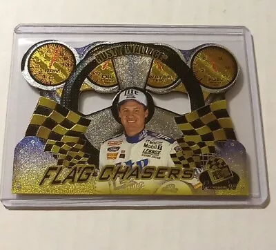 1998 Press Pass Premium Racing Rusty Wallace Flag Chasers Die-Cut FC 6/27. • $7