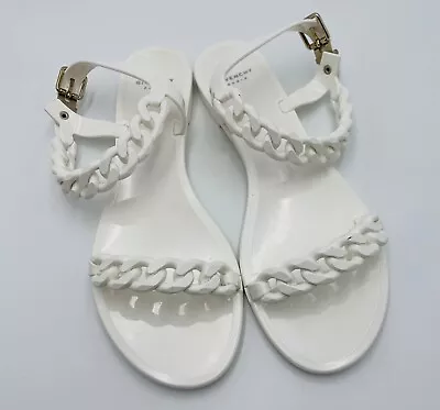 Women's Givenchy White Jelly Rope Sandals Size 40-8.5US • $145