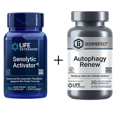 Senolytic Activator 36 Vcaps PLUS Autophagy Renew. Vibrant Health! • $44.95