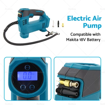 $79.99 • Buy Cordless Digital Tyre LED Inflator Pump Tool Suitable For Makita 18V Battery