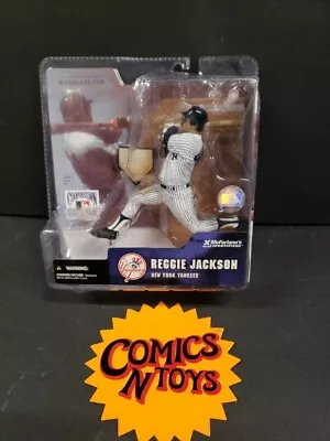 McFarlane MLB Cooperstown Series 1 Reggie Jackson Regular Figure Yankees *NEW* • $37.99