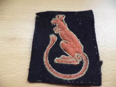 7th Armoured Division (Desert Rats / Jerboa)  Cloth Formation Patch. 3rd Pattern • £18.50