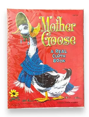 Vintage New Sealed Cloth Children’s Book  Mother Goose  Florence Winship MCMLIX • $18