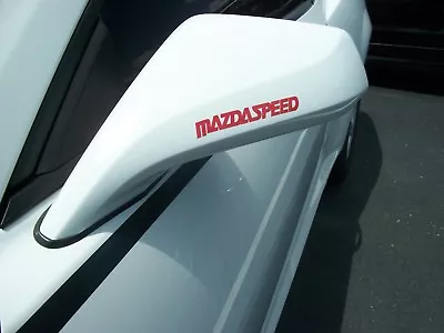 MAZDA SPEED (2)  -  Mirror Window Decals Stickers  Pick Color • $6.99