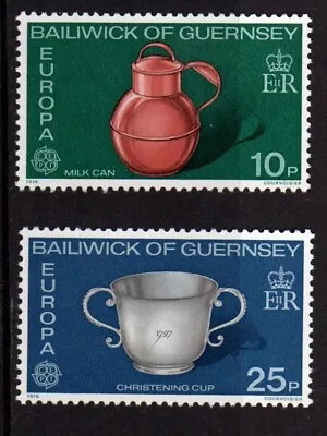 Guernsey SG 139/40 Europa 1976 MNH Combined Postage Offered • $1.25