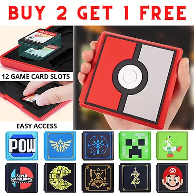 Game Card Case Holder Storage Box Carry Cover For Nintendo Switch / Switch Lite • $14.99