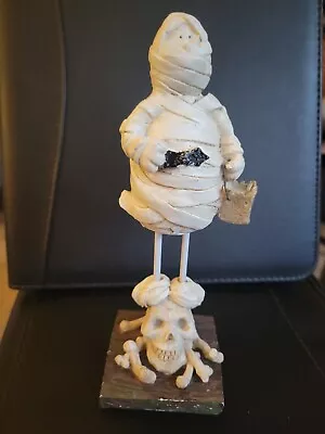 2003 JTS Mummy Figurine W/Skull 7 Inches Tall Rare And Very Cool! • $60