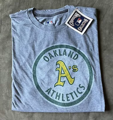 Oakland A’s Athletics MLB Baseball Men’s Gray Grey T-Shirt 2XL XXL NEW NWT • $18.95