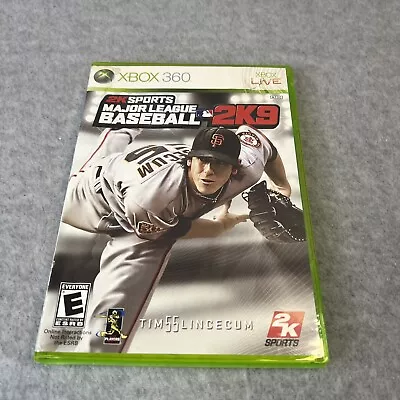 Major League Baseball 2K9 (Microsoft Xbox 360 2009) • $5