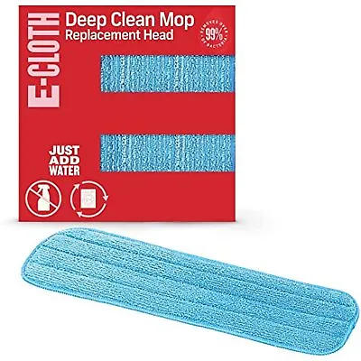 E-Cloth Deep Clean Mop Head Microfiber Mop Head Replacement For Floor Cleaning • £14.41