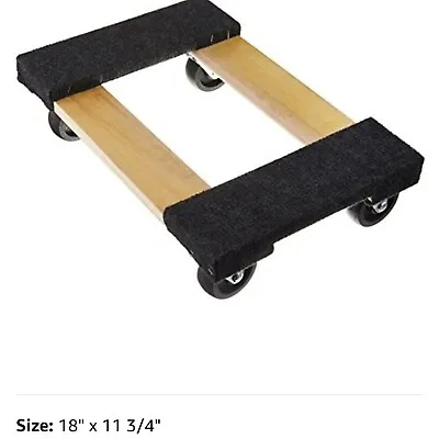 Haul-Master 18 In. X 12 In. 1000 Lb. Capacity Hardwood Dolly • $32