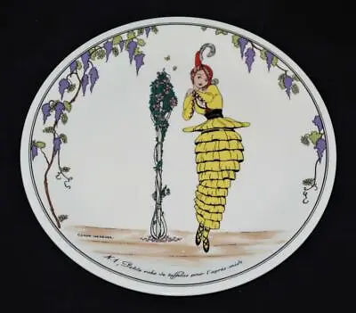 Villeroy & Boch DESIGN 1900 Bread Plate #1 Petite Robe Taffetas Art Deco Women • $31.49