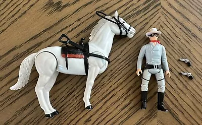 Vintage 1980 GABRIEL LEGEND OF THE LONE RANGER Figure & Silver   Lot - 3.75” • $79.99