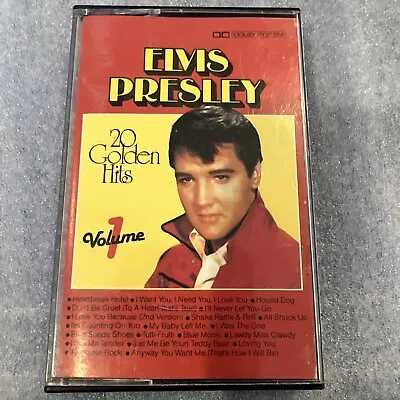 Elvis Presley 20 Golden Hits Volume 1 - Cassette Tape - Two-Sided • $4.50