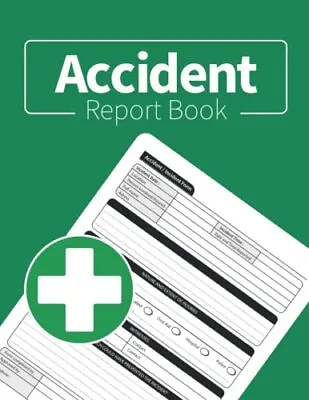 Accident Report Book Incident & Accident Book HSE Compliant For Work Perfect ... • £7.72