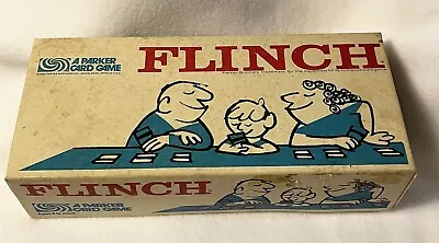 Vintage Card Game Flinch Parker Bros.  1963 Original Box • $12