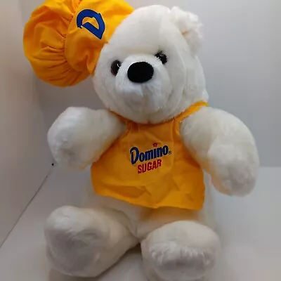 Vintage 1988 DOMINO SUGAR Bear In A Bag Reversible Toy Commonwealth 10  Plush • $8.95
