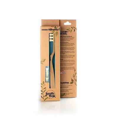 TOOTHWAK Miswak Natural Organic Wooden Toothbrush Luxury Edition Eco-Friendly • £13.99