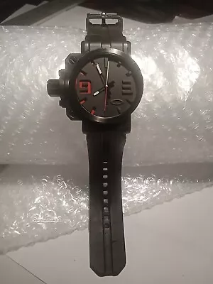 Oakley Gearbox Stealth Black W/ Black Dial W/ Red Accents Watch • $479.99