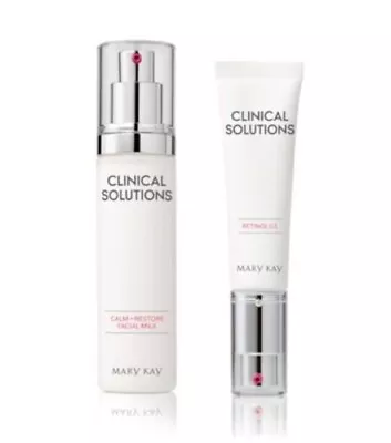 Mary Kay Clinical Solutions SET Retinol 0.5  & Calm & Restore Milk;  New In Box • $82.50