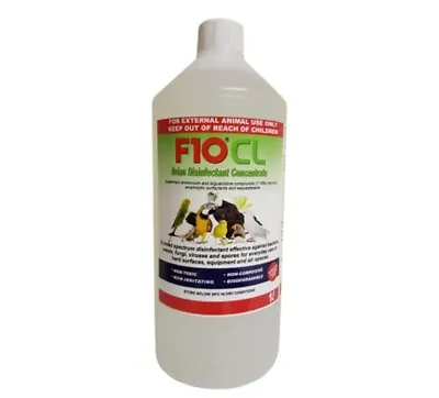 F10CL Bird Safe Disinfectant 1 Litre Concentrate • £27.99
