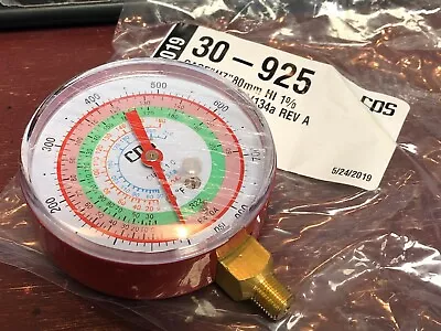 CPS Refrigeration Gauge R410a R22 R404A R134a Red High Side 0 To 800 PSI • $34.95