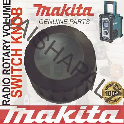 Genuine Makita DMR301 Radio Rotary Volume Switch Knob TC00000002 • £8.99