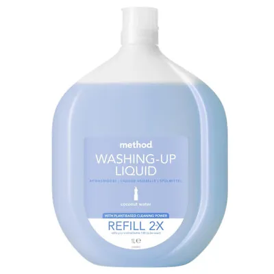 Washing Up Liquid Refill Coconut Water 1L (Method) • £8.93