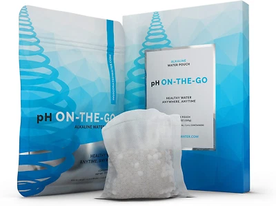 £19.94 • Buy PH ON-The-GO Alkaline Water Filter Pouch- Portable Alkaline Water Filtration For