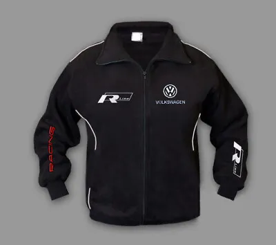 New Volkswagen R-Line Power Outdoor Fleece Jacket Fan Embroidery Apparel • $56.03