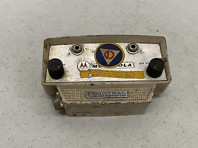 Vintage Motorola Motrac Research FM Radio Control Head 2-Way Mobile Police Car • $29.99