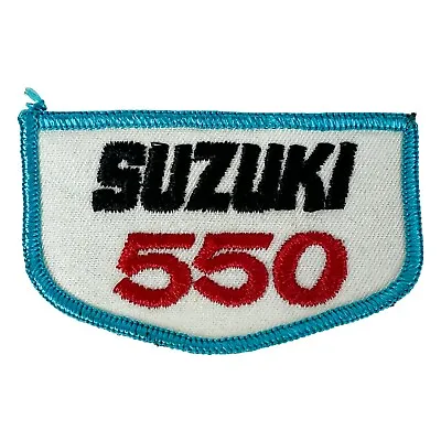 $5.95 • Buy Vintage Suzuki 550 Motorcycle Embroidered Iron Sew Patch Coat Jacket Hat Vest