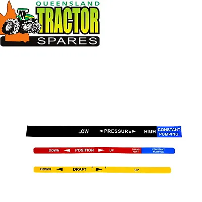 Massey Ferguson 135 148 165188 Etc. Hydraulic Lever Decal Set • $27.95