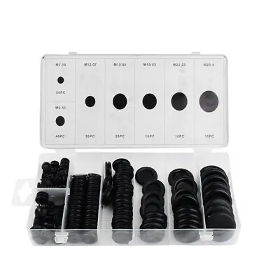 170PCS Rubber Grommet Firewall Hole Plug Car Power Wiring Gasket Assortment Kit • $17.70