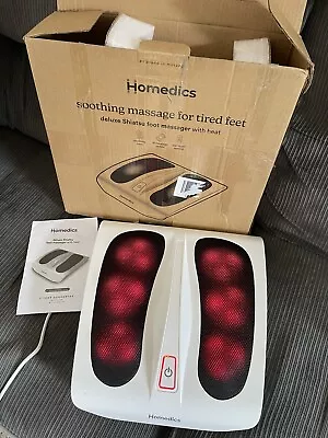 HoMedics Shiatsu Foot Massager Electric 18 Massage Heads 1-Touch Operation • £19.99