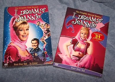 I DREAM OF JEANIE:  Complete First And Second Season  DVDs - NEW / SEALED !!! • $9.95