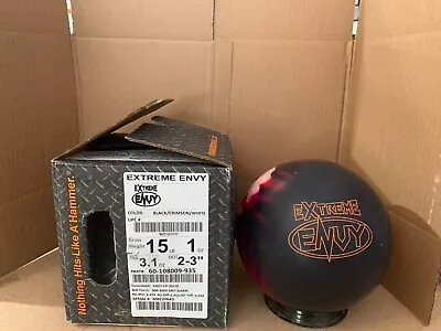 NEW 15LB HAMMER EXTREME ENVY Bowling Ball 064D • $96