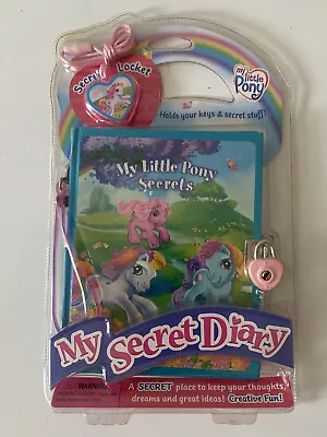 My Little Pony My SECRET Diary 2005 Hasbro New Sealed • $23.79