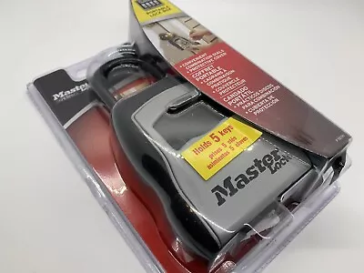 Master Lock 5400D Portable Combination Lock Box - Black !! New !! • $20