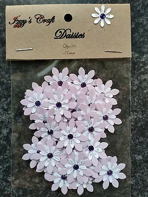 30 PAPER DAISY FLOWER CARD MAKING #133 CRAFf Birthday Decoration Confetti • £1.99