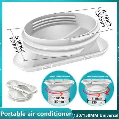 $30.39 • Buy 13/15CM Universal-Exhaust Interface For Portable Air Conditioner Hose Connector
