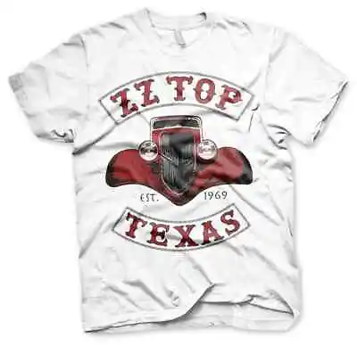 Officially Licensed ZZ-Top - Texas 1969 Men's T-Shirt S-XXL Sizes (White) • £17.75