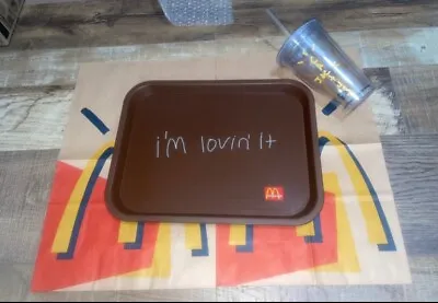 Mcdonalds X Travis Scott Cactus Jack Food Tray / Limited Edition Cup Both NEW • $100