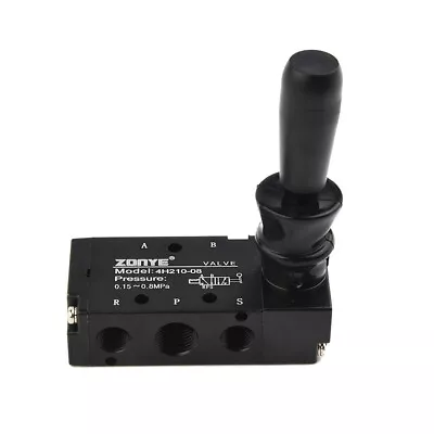 Hand Pull Lever Pneumatic Air Valve 4H210-08 5 Port 2 Position 1/4In PT Control • $15.34