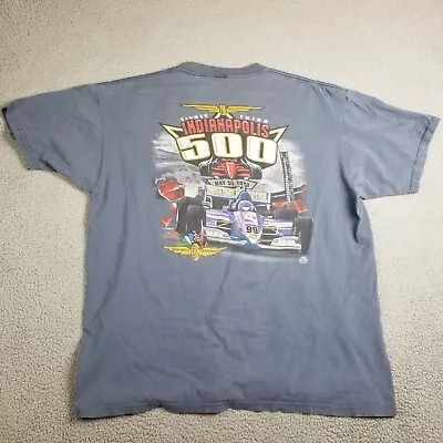 Vintage 1999 Indy 500 T-shirt Indianapolis Indy Racing Car Men XL 23X30 • $29.88