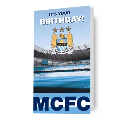 Birthday Card Manchester City Football Birthday Card Includes Envelope • £2.80